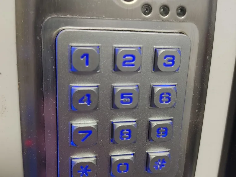 Camden backlit keypad access control unit